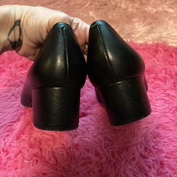 Marc Joseph New York Bridge CT chain detail toe Brazilian leather pumps sz 10 - Picture 10 of 11